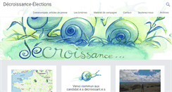 Desktop Screenshot of decroissance-elections.fr